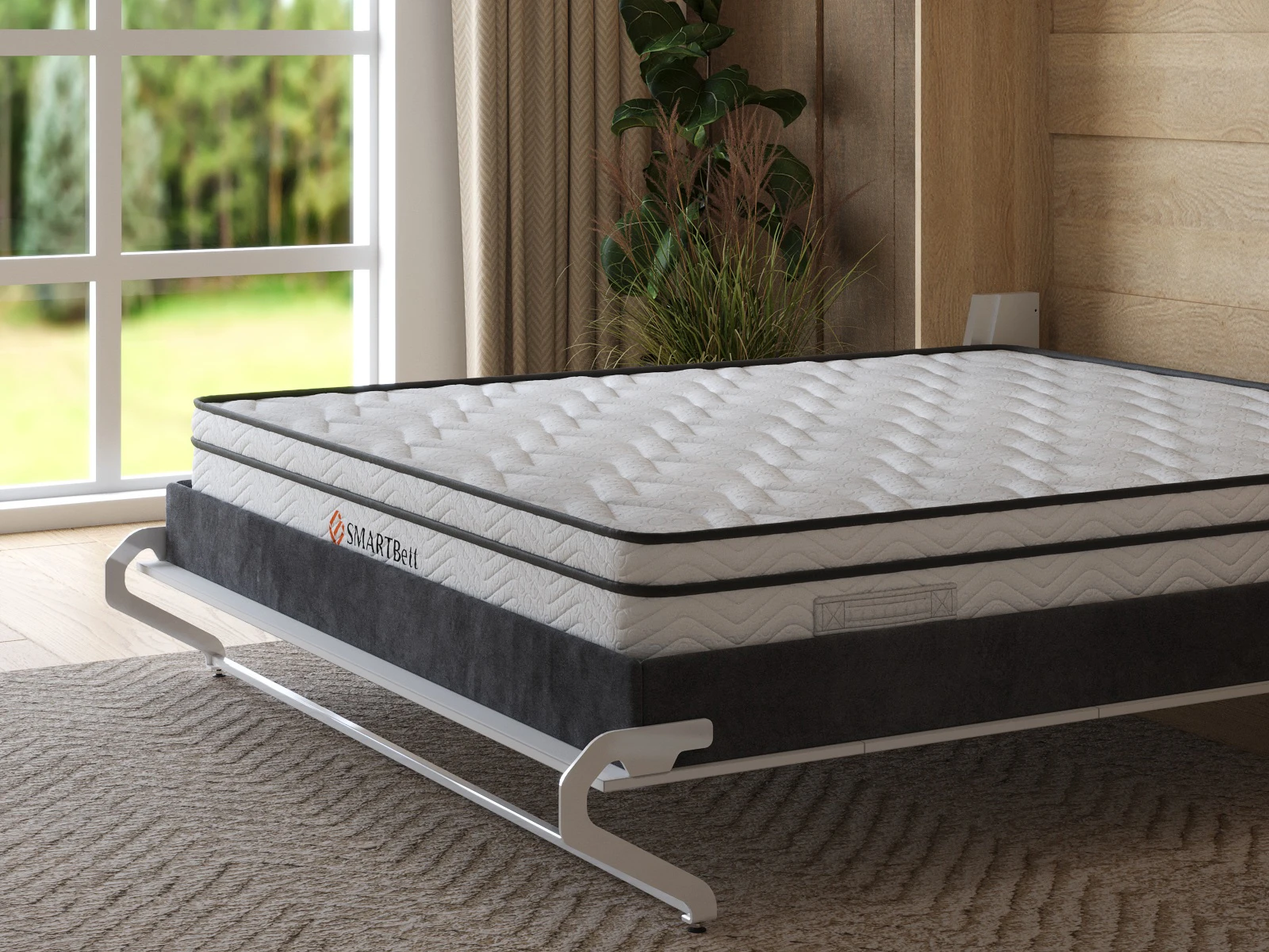 Matelas à ressorts ensachés Cloud Smart Comfort 160x200 picture 1