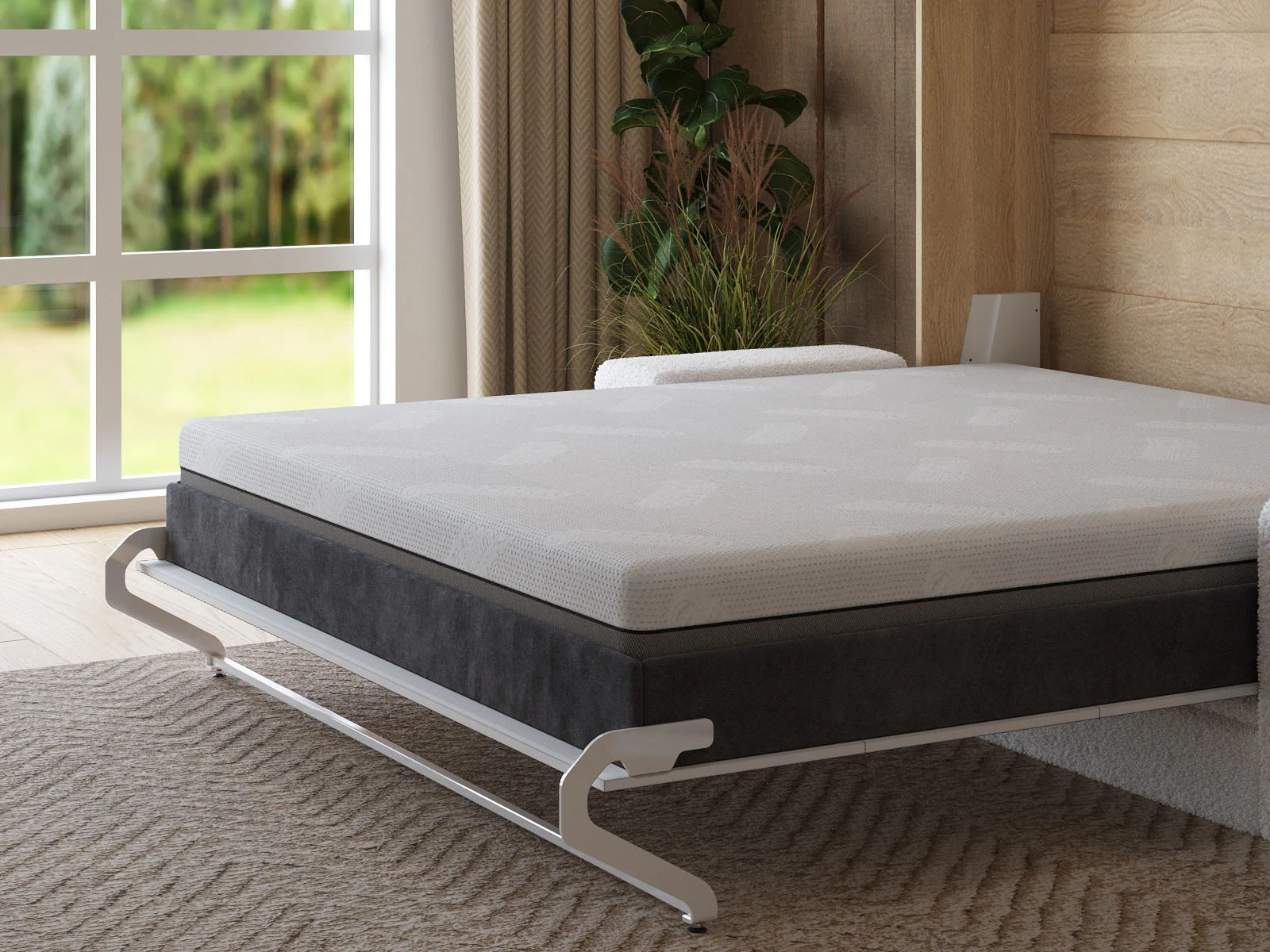 Matelas à ressorts ensachés en mousse à mémoire de forme Smart Catcher 180x200 picture 2